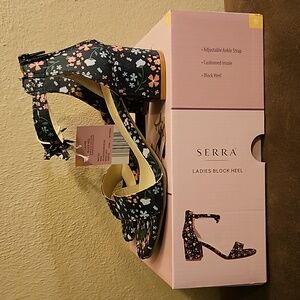 Serra Ladies Block Heel